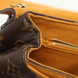 Pre Owned Louis Vuitton Safran Monogram Canvas Pallas Chain Bag