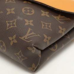 Pre Owned Louis Vuitton Safran Monogram Canvas Pallas Chain Bag