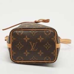 Pre Owned Louis Vuitton Monogram Canvas Nano Noe Bag