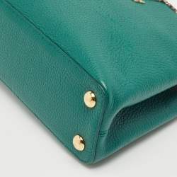 Louis Vuitton Green/Beige Leather and Python Capucines BB Bag