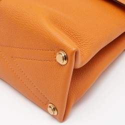 Louis Vuitton Orange Leather Rose Des Vents PM Bag