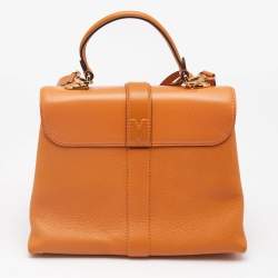 Louis Vuitton Orange Leather Rose Des Vents PM Bag