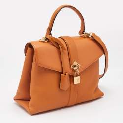 Louis Vuitton Orange Leather Rose Des Vents PM Bag
