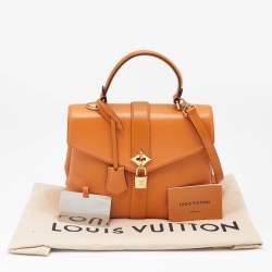 Louis Vuitton Orange Leather Rose Des Vents PM Bag