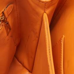 Louis Vuitton Orange Leather Rose Des Vents PM Bag