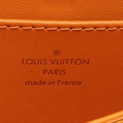 Louis Vuitton Orange Leather Rose Des Vents PM Bag