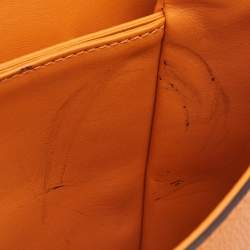 Louis Vuitton Orange Leather Rose Des Vents PM Bag