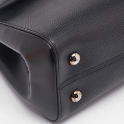 Pre Owned Louis Vuitton Black Epi Leather Cluny MM Bag