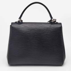 Pre Owned Louis Vuitton Black Epi Leather Cluny MM Bag