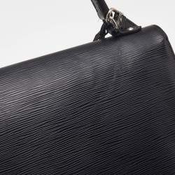 Pre Owned Louis Vuitton Black Epi Leather Cluny MM Bag