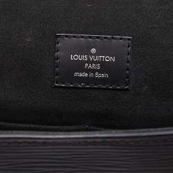 Pre Owned Louis Vuitton Black Epi Leather Cluny MM Bag