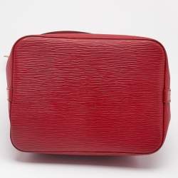 Louis Vuitton Red Epi Leather Petit Noe Bag