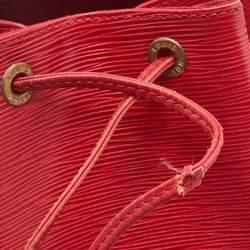 Louis Vuitton Red Epi Leather Petit Noe Bag