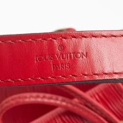 Louis Vuitton Red Epi Leather Petit Noe Bag