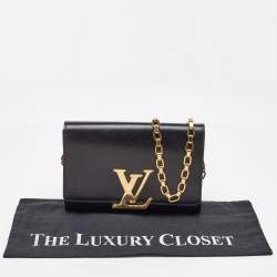 Pre Owned حقيبة لوي فيتون لويس فيرنيه عنابي بسلسلة متوسطة