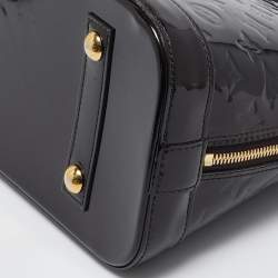مملوكة مسبقًا Louis Vuitton Amarante Monogram Vernis Alma PM Bag