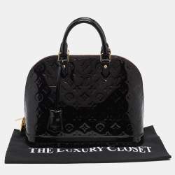 مملوكة مسبقًا Louis Vuitton Amarante Monogram Vernis Alma PM Bag