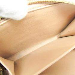 Louis Vuitton Camel Lamb Leather Monogram Lou Wallet