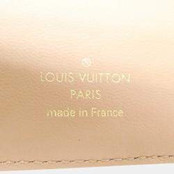 Louis Vuitton Camel Lamb Leather Monogram Lou Wallet