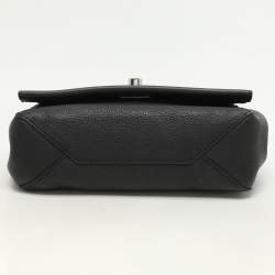 Pre Owned Louis Vuitton Black Leather Lockme II BB Bag