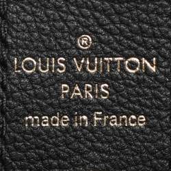 Louis Vuitton Black Leather Lockmeto Bag