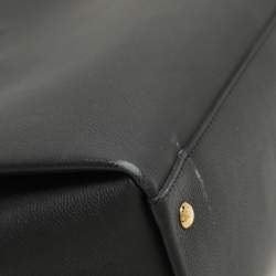 Louis Vuitton Black Leather Lockmeto Bag