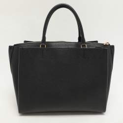Louis Vuitton Black Leather Lockmeto Bag