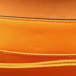 Louis Vuitton Orange Grained Smooth Calfskin Rose Des Vents PM