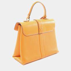 Louis Vuitton Orange Grained Smooth Calfskin Rose Des Vents PM