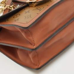 Pre Owned Louis Vuitton Monogram/Monogram Reverse Canvas Dauphine MM Bag