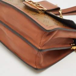 Pre Owned Louis Vuitton Monogram/Monogram Reverse Canvas Dauphine MM Bag