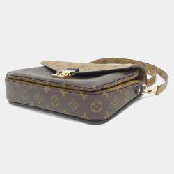 Louis Vuitton Monogram Reverse Pochette Metis MM Shoulder Bag