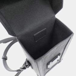Louis Vuitton Black Monogram Taurillon Leather Vertical Trunk Wearable Wallet