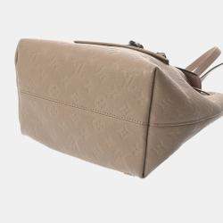 Louis Vuitton Tourterelle Monogram Empreinte Leather Montsouris PM Backpack