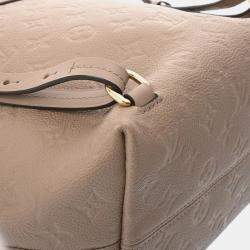 Louis Vuitton Tourterelle Monogram Empreinte Leather Montsouris PM Backpack