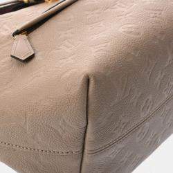 Louis Vuitton Tourterelle Monogram Empreinte Leather Montsouris PM Backpack