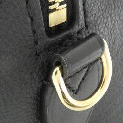 Louis Vuitton Black Monogram Empreinte Leather Speedy Bandouliere 20 Boston Bag