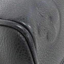 Louis Vuitton Black Monogram Empreinte Leather Speedy Bandouliere 20 Boston Bag