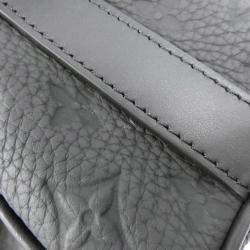 Louis Vuitton Black Taurillon Leather Keepall Bandouliere 25 Boston Bag