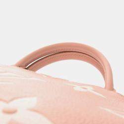 Louis Vuitton Rose Trianon Monogram Empreinte Petit Palais PM Handbag