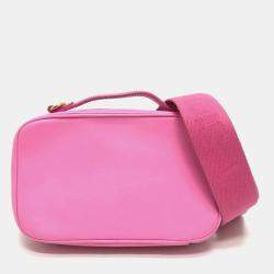 Louis Vuitton Rose Pink Leather Utility Crossbody Bag