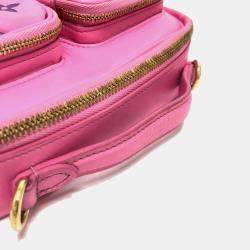Louis Vuitton Rose Pink Leather Utility Crossbody Bag