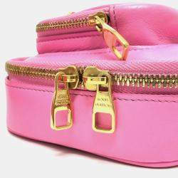 Louis Vuitton Rose Pink Leather Utility Crossbody Bag