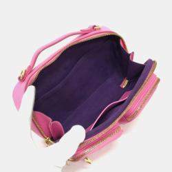 Louis Vuitton Rose Pink Leather Utility Crossbody Bag