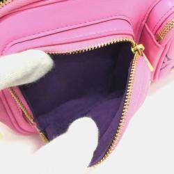 Louis Vuitton Rose Pink Leather Utility Crossbody Bag