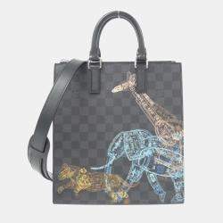 Pre Owned Louis Vuitton Damier Graphite Canvas Sac Plat Tote Bag