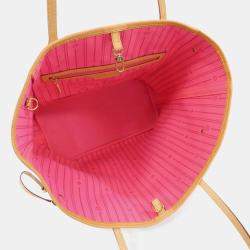 Pre Owned Louis Vuitton Monogram Rose Stephen Sprouse Neverfull MM Bag