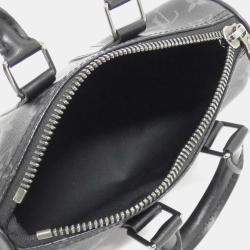Louis Vuitton Monogram Eclipse Reverse Keepall XS Boston Bag