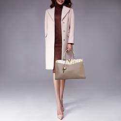 Louis Vuitton Beige/Cream Leather and Python Very Zipped Bag