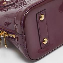 Louis Vuitton Amethyste Monogram Vernis Alma BB Bag